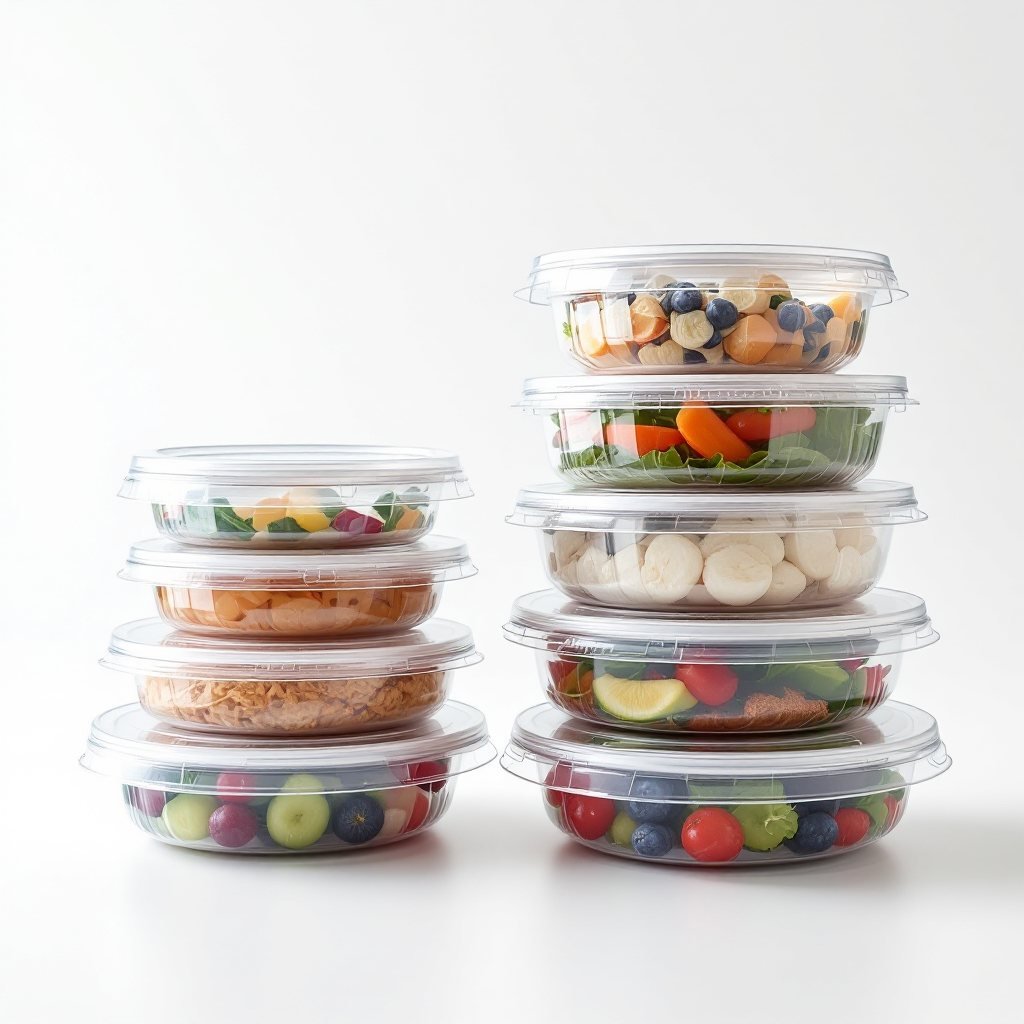 Barquettes traiteur 1 L avec couvercle